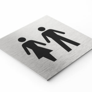 PLAQUETTE OPTIQUE INOX 120X120X1 mm "H/D"