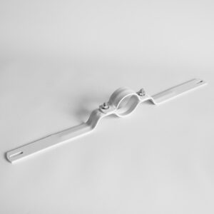 BRIDE ACIER 500mm, Ø 60mm -> PLATpour trous Ø6,5mm entraxes compris entre 470 et 505mm