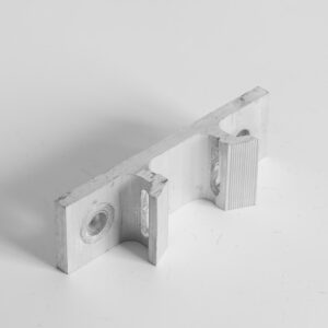 BRIDE ALU AGMBAND, Ø ... -> PLATpour 2 trous Ø6,5mm entraxe 83mm