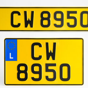 JEU DE PLAQUES VOITURE TYPE EURO   **  LONG + CARRE  **