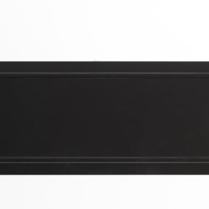 k - PLAQUE DE FOND ALUMINIUM NOIR 340x160 mm (AMERICAIN)
