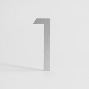 NUMERO EN ALU-RELIEF 110 MMNATURE "1"