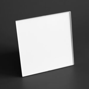 QUINTISSENZ INOX  120 x 120 mmà visser sur surface plane