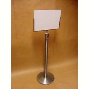 POTEAU KLASSIK CHROME BROSSE 
"INFO FORMAT A 3 - HORIZONTAL"