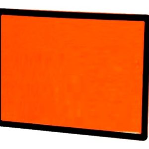 PLAQUE ADR ORANGE  NEUTRE