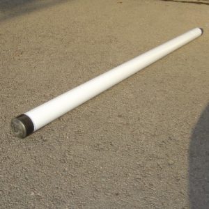 POTEAU ALU BLANC Ø 60mm,   1250mm