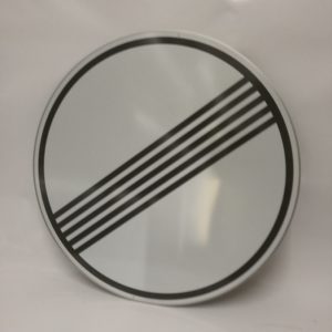 "C,17a"  PANNEAU CHANTIER ROND DIAM.  600 mm