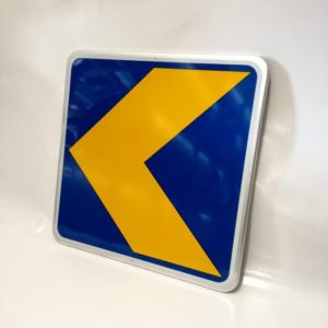 CHEVR.  CARRE 500x500mm REFL.RANDFORM