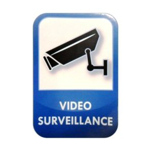 AUTOCOLLANT "VIDEO" 
80 x 120 mm