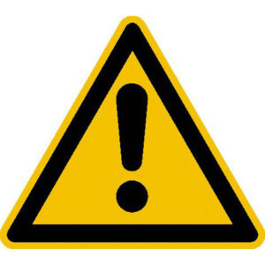 AUTOCOLLANT TRIANGLE   200 mm
"DANGER"