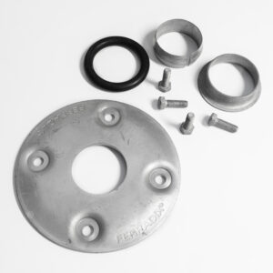 REDUCTEUR ADAPTER EMBASE  60mm vers 48 mmpour poteaux Ø 48 mm