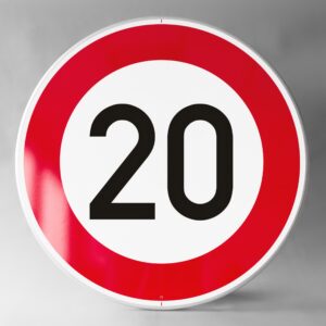 C14 "20 km/h" ROND 600mm REFL.RANDFORM