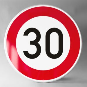 C14 "30 km/h" ROND 600mm REFL.RANDFORM