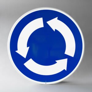 D3                   ROND 600mm REFL. RANDFORM