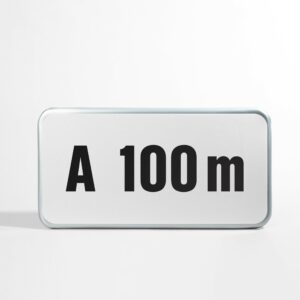 PST02   RECTA. 400x200mm REFL. RANDFORM             "A 100 M"