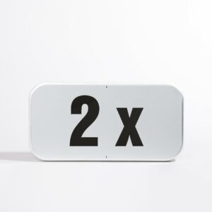 PST08   RECTA. 300x150mm REFL. RANDFORM             "2 x"