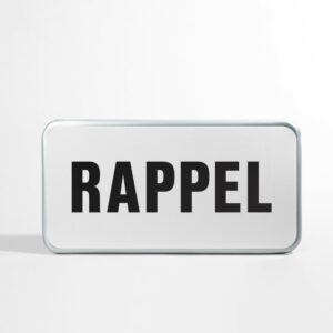 PST09   RECTA. 400x200mm REFL. RANDFORM             "RAPPEL"