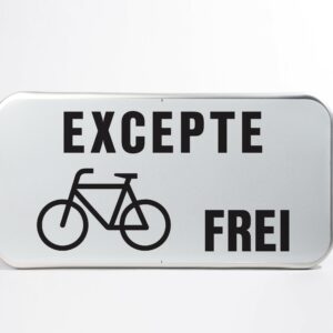 PST22   RECTA. 500x250mm REFL. RANDFORM             "EXCEPTE VELO FREI"