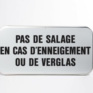 PST30   RECTA. 500x250mm REFL. RANDFORM             "PAS DE SALAGE EN CAS D'ENNEIGEMENT.."