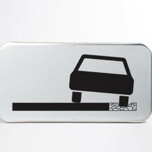 PST33   RECTA. 500x250mm REFL. RANDFORM             "F16"