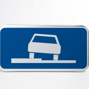 PST35   RECTA. 500x250mm REFL. RANDFORM             "F15 GAUCHE"