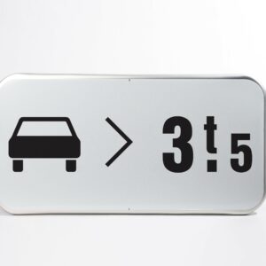 PST36   RECTA. 500x250mm REFL. RANDFORM             "> 3,5 T"