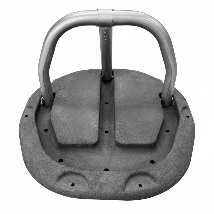 POTEAU DE PARKING AVEC SOCLE3 pieds avec socle encaoutchouc recyclé