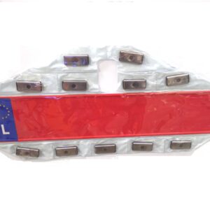 FIXATION "MAGNETIQUE PLAQUE ROUGE " 520 mm